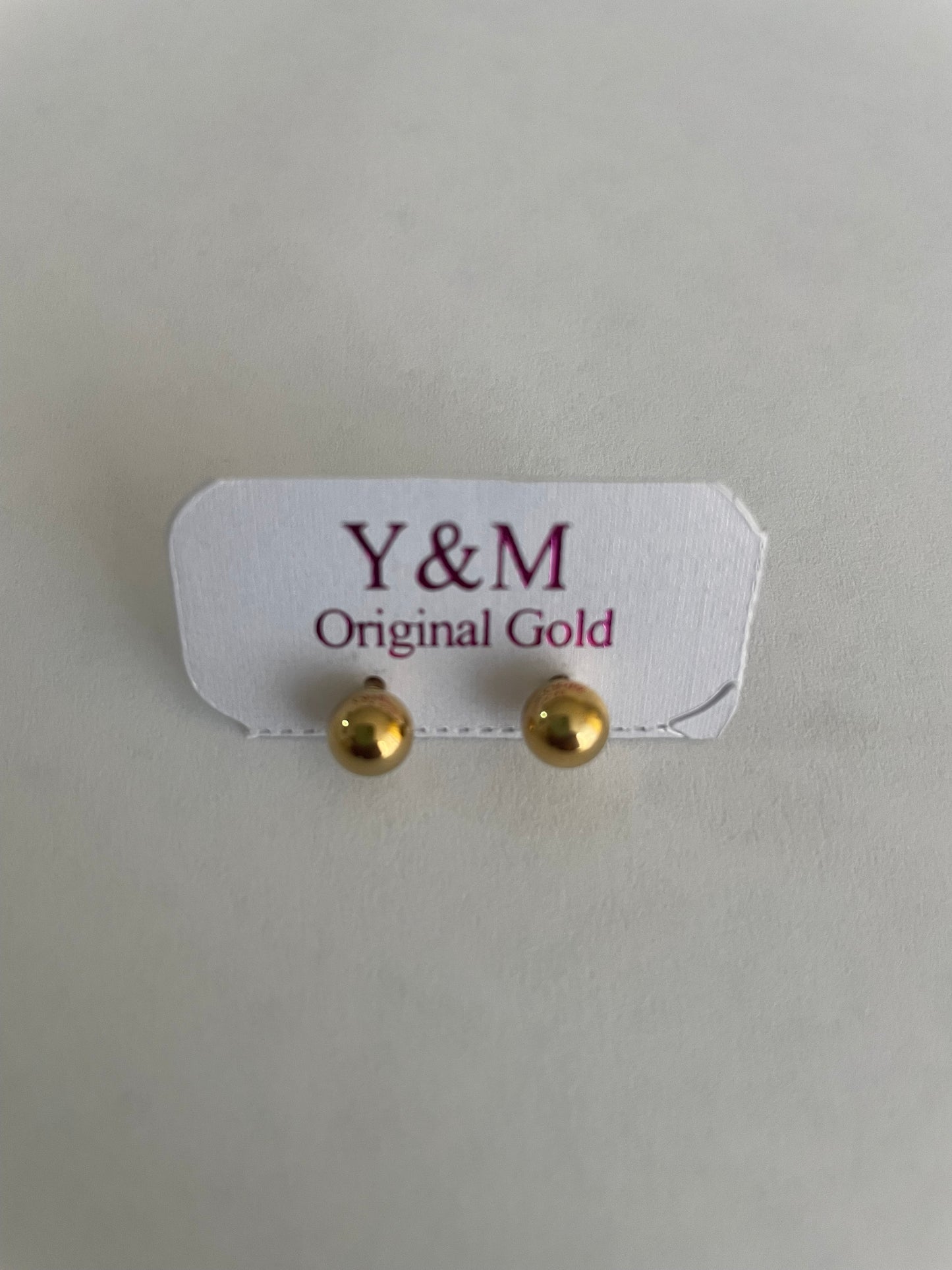 Aretes tipo balin